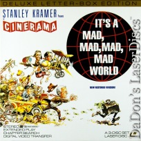 It\'s a Mad Mad Mad Mad World Uncut RM LaserDisc Boxset Comedy