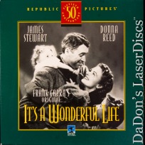 It\'s A Wonderful Life 50th Ann. LaserDisc Box-set Stewart Christmas Drama