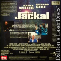 The Jackal DTS WS Rare NEW LaserDisc Gere Willis