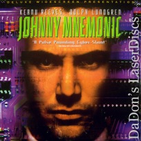 Johnny Mnemonic DSS WS NEW LaserDisc Reeves Lundgren Sci-Fi