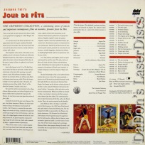 Jour De Fete Rare LaserDisc Criterion  #94  Tati Comedy Foreign