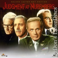 Judgment at Nuremberg WS Rare LaserDisc Tracy Lancaster Drama