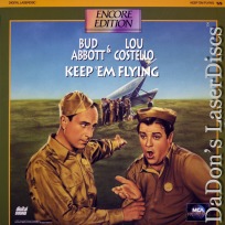 Keep \'em Flying 1941 Encore LaserDisc Abbott & Costello Comedy