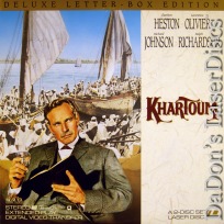 Khartoum DSS WS LaserDisc Heston Olivier Johnson Knox