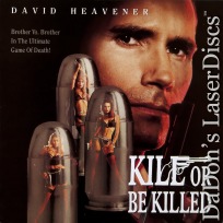 Kill Or Be Killed Rare LaserDisc Heavener Nuzzolo Action *CLEARANCE*
