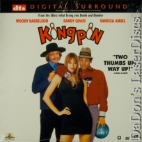 Kingpin DTS WS Rare LaserDisc NEW LD Harrelson Quaid Comedy