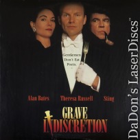 Grave Indiscretion AKA Gentlemen Don\'t Eat Poets Rare NEW LaserDisc Sting Drama