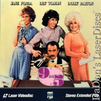 9 to 5 Rare LaserDisc Fonda Tomlin Parton Comedy CBS/FOX Pressing