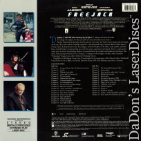 Freejack Widescreen Rare LaserDisc Jagger Hopkins Sci-Fi