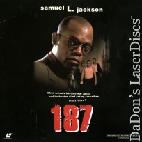 187 AC-3 WS LaserDisc LD Jackson Heard Gonzales Gang Drama
