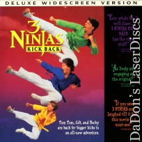 3 Ninjas Kick Back Dolby Surround Widescreen NEW Rare LaserDisc Action