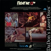 Friday the 13th Rare LaserDisc Betsy Palmer Horror