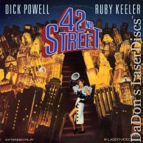 42nd Street Remastered Rare LaserDisc Musical