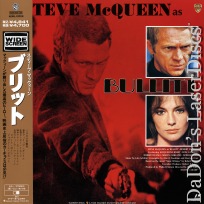 Bullitt Widescreen Rare Japan Only LaserDisc Steve McQueen Crime