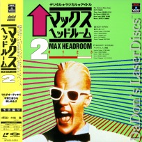 Max Headroom TV Series Season 1 vol.2 Rare Japan LaserDisc Television Sci-Fi