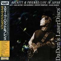 Steve Hackett & Friends Live in Japan Only NEW LaserDisc Concert