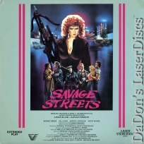 Savage Streets Mega-Rare LaserDisc Linda Blair Action