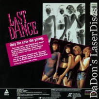 Last Dance 1992 Thriller Rare LaserDisc Bassinet Hendrix