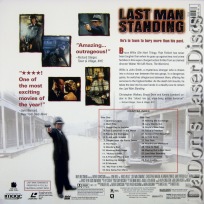 Last Man Standing DTS WS Rare LaserDisc Willis Walken Action