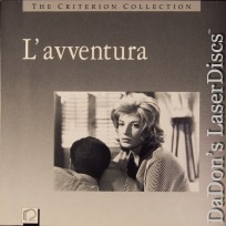 L\'avventura Lavventura CAV WS LaserDisc Criterion #62 Rare Box Set Foreign