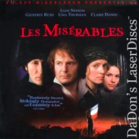 Les Miserables 1998 AC-3 WS LaserDisc Neeson Thurman Drama