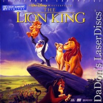 The Lion King AC-3 THX WS Rare LaserDisc Comedy Animation