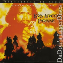 Los Locos Posse Widescreen Rare LaserDisc Western