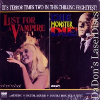 Lust for a Vampire Die Die Monster Double NEW LaserDisc Horror