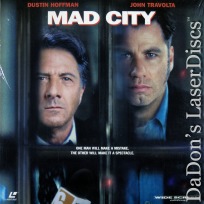 Mad City LaserDisc AC-3 WS Rare LD Hoffman Travolta Political Drama