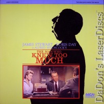 The Man Who Knew Too Much NEW Rare LaserDisc Hitchcock Stewart Thriller