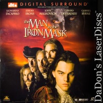 The Man in the Iron Mask DTS WS NEW LaserDisc DiCaprio Drama