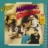 Manhunt in the African Jungle Cliffhanger LaserDisc Cliffhanger Serials Action