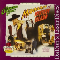 Manhunt of Mystery Island Cliffhanger Rare LaserDisc Cliffhanger Serials Action