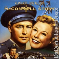 The McConnell Story Widescreen Rare NEW LaserDisc Alan Ladd Drama