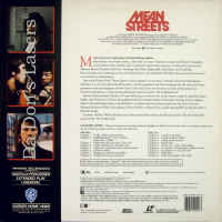 Mean Streets WS Rare LaserDisc De Niro Keitel Gangster Comedy