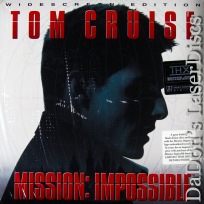 Mission Impossible AC-3 THX WS LaserDisc Cruise Voight Spy Thriller