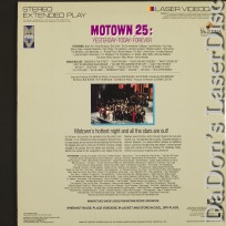 Motown 25 Yesterday, Today, Forever Rare LaserDisc