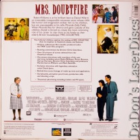 Mrs. Doubtfire LaserDisc Box WS THX DSS Robin Williams Comedy