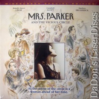 Mrs. Parker and the Vicious Circle DSS WS NEW LaserDisc