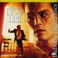 Nick of Time AC-3 WS Rare LaserDisc Depp Walken Action *CLEARANCE*