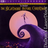 The Nightmare Before Christmas DTS WS Rare NEW LaserDisc Animation