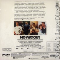 No Way Out RM DSS WS NEW LaserDisc Hackman Costner