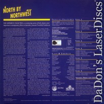 North by Northwest CAV WS Criterion #45 LaserDisc Box Action Thriller