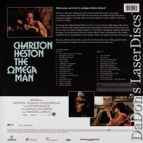 The Omega Man WS LaserDisc Rare LD Heston Cash Sci-Fi