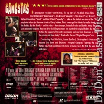 Original Gangstas AC-3 WS Rare LaserDisc Brown Grier Thriller