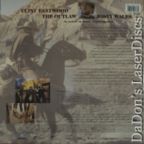 The Outlaw Josey Wales AC-3 RM WS Rare NEW LaserDisc Eastwood Western