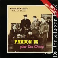 Pardon Us / The Chimp Rare LaserDisc Laurel Hardy Comedy