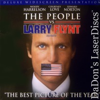 The People vs. Larry Flynt DSS WS NEW LaserDisc Harrelson Love Drama
