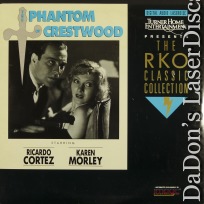 The Phantom of Crestwood Rare RKO LaserDisc Ricardo Cortez Karen Morley Thriller