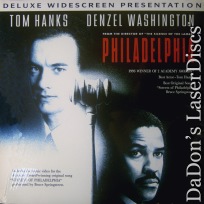 Philadelphia DSS WS NEW Rare LaserDisc Washington Hanks Courtroom Drama